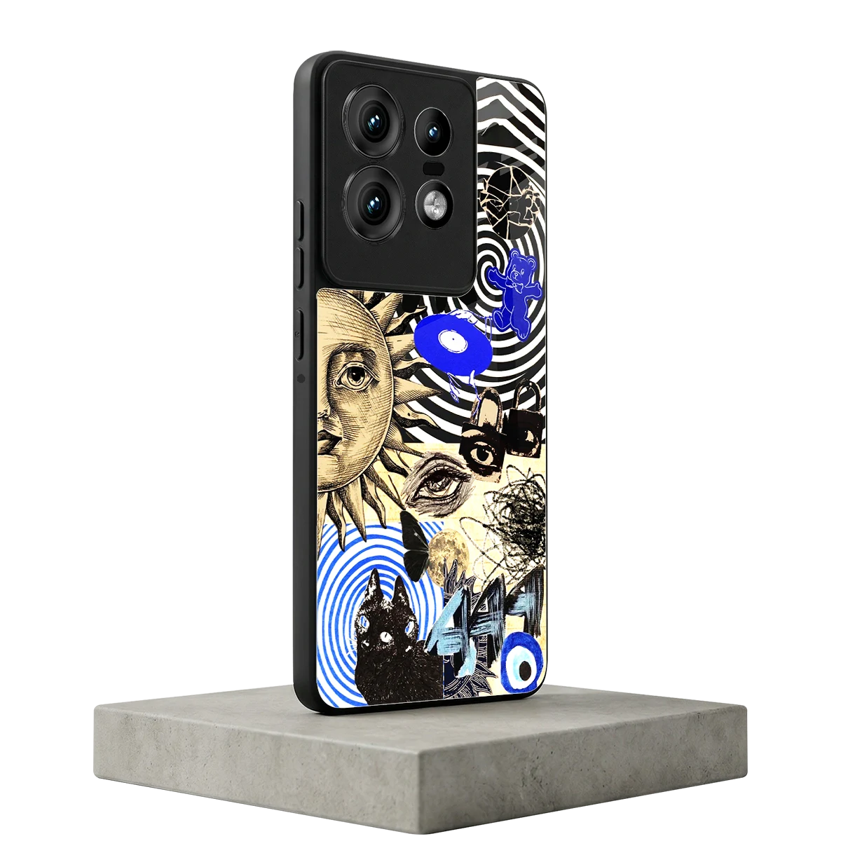 Psychedelic Vibes motorola edge 50 pro mobile cover | shockproof glass phone case