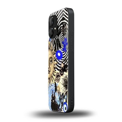 Psychedelic Vibes nothing phone 1 mobile cover | shockproof glass phone case