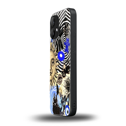 Psychedelic Vibes nothing phone 2 mobile cover | shockproof glass phone case