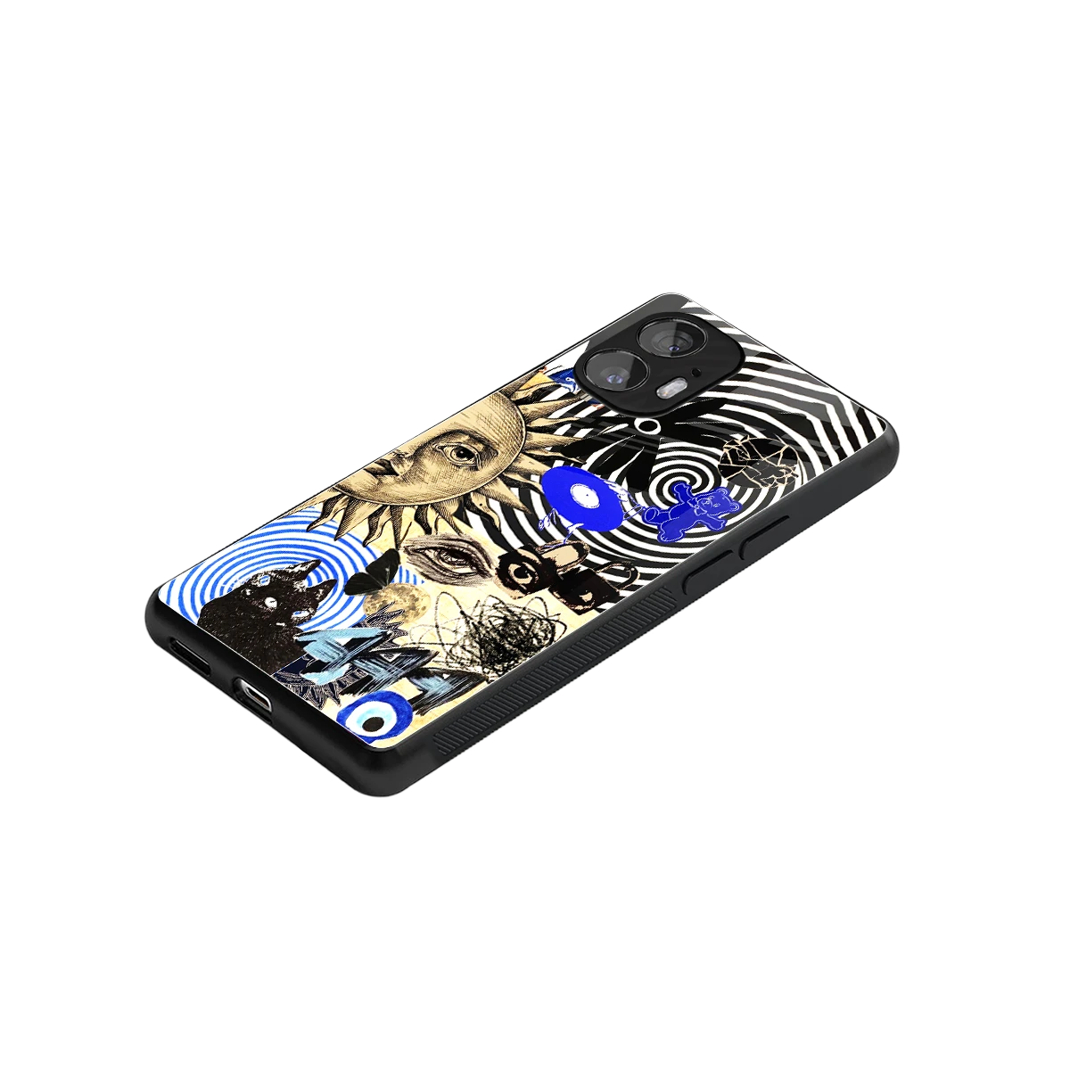 Psychedelic Vibes stylish phone case for nothing phone 2 | glossy glass and slim fit