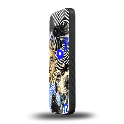 Psychedelic Vibes nothing phone 2a plus mobile cover | shockproof glass phone case