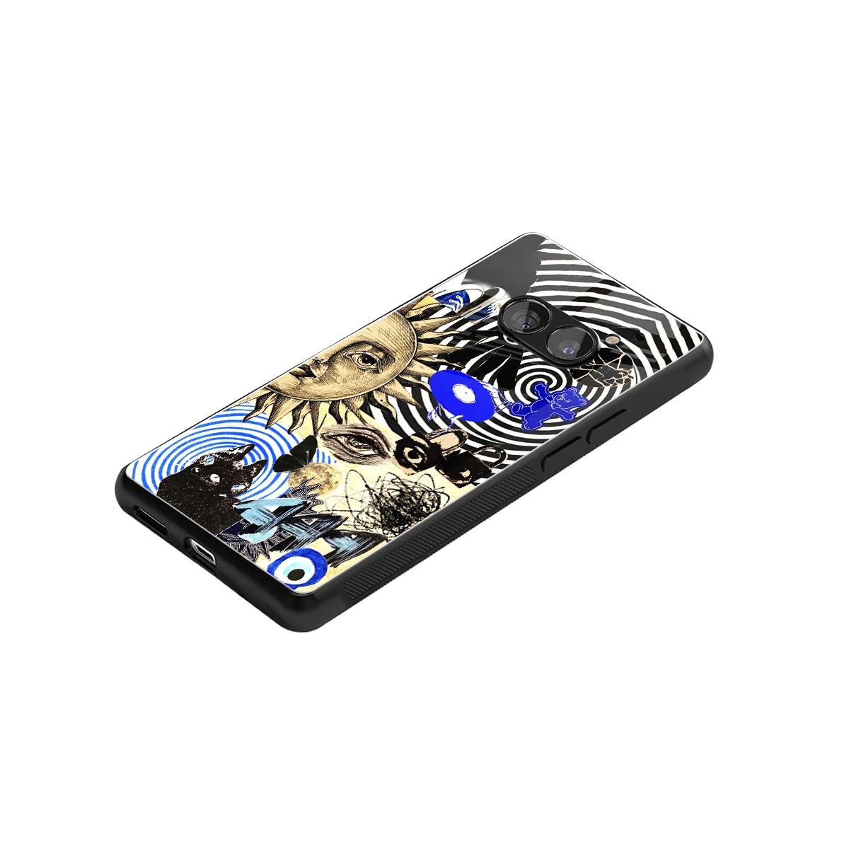 Psychedelic Vibes stylish phone case for nothing phone 2a plus | glossy glass and slim fit