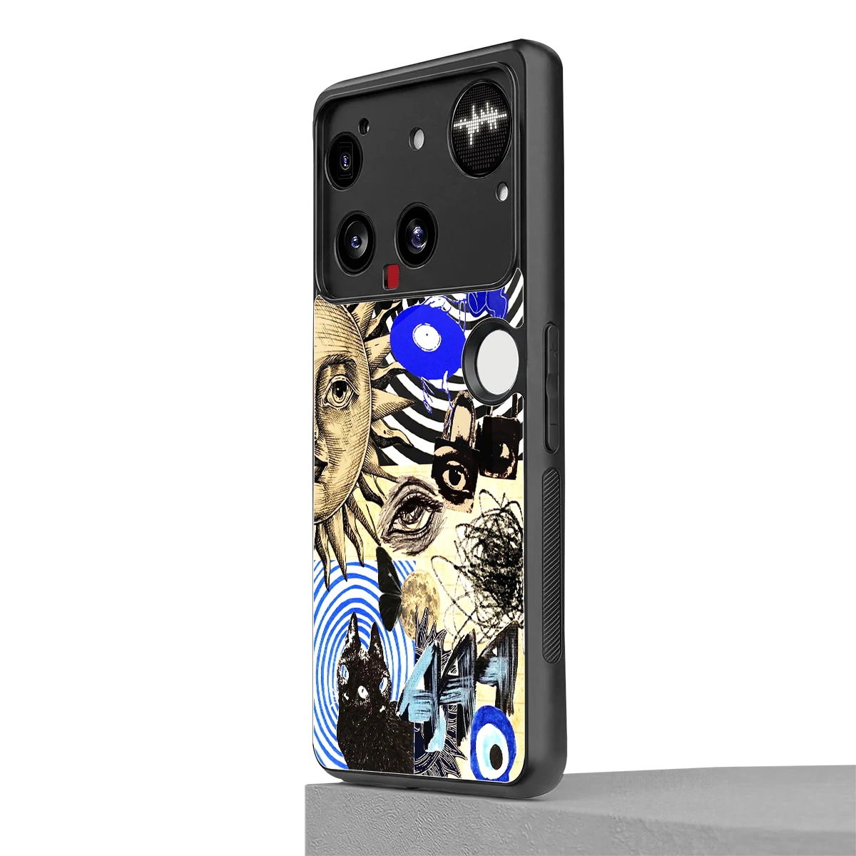 Psychedelic Vibes nothing phone 3 mobile cover | shockproof glass phone case
