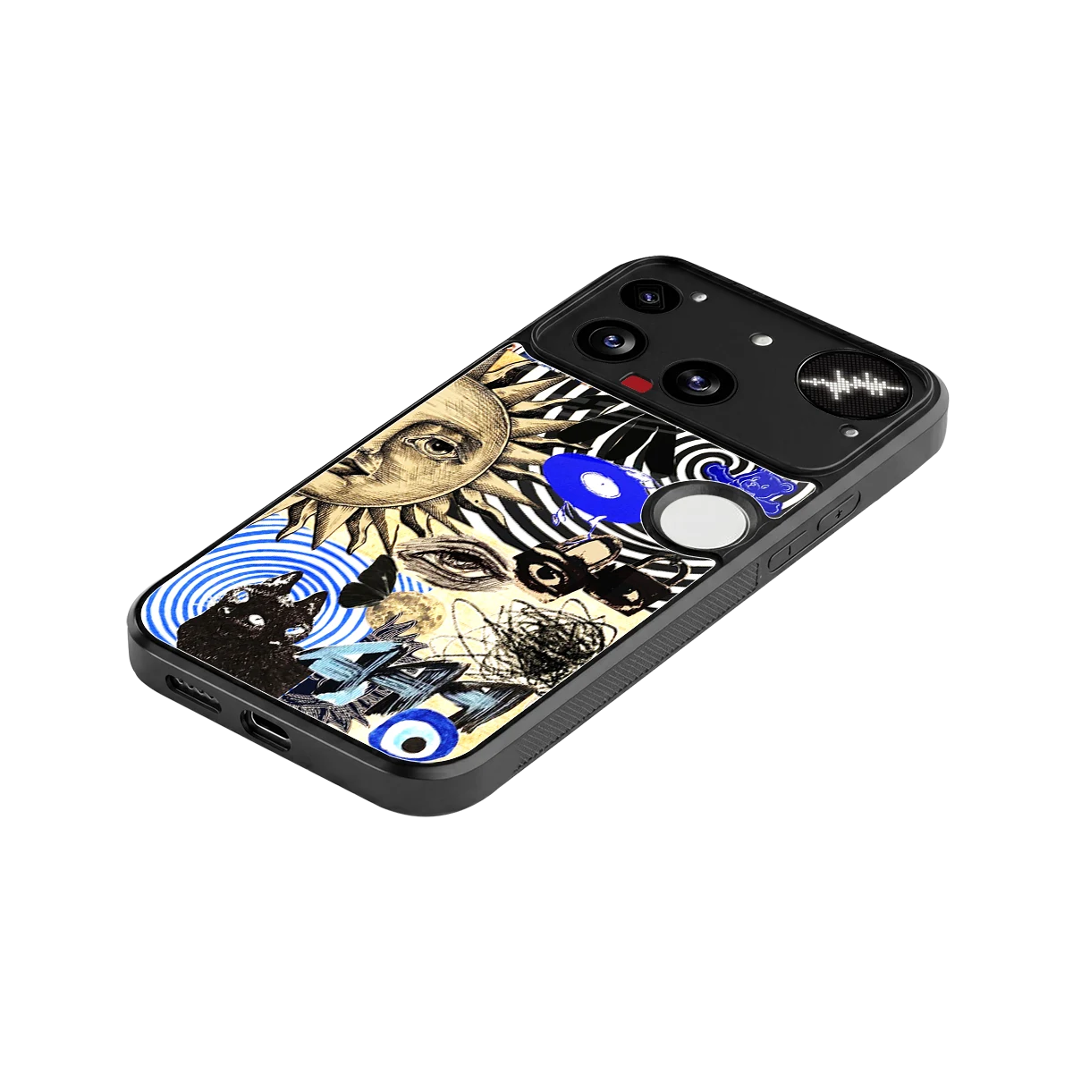 Psychedelic Vibes stylish phone case for nothing phone 3 | glossy glass and slim fit