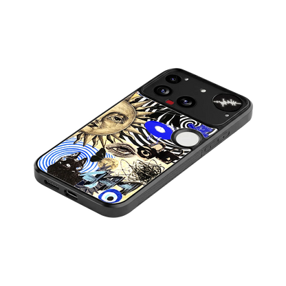 Psychedelic Vibes stylish phone case for nothing phone 3 | glossy glass and slim fit