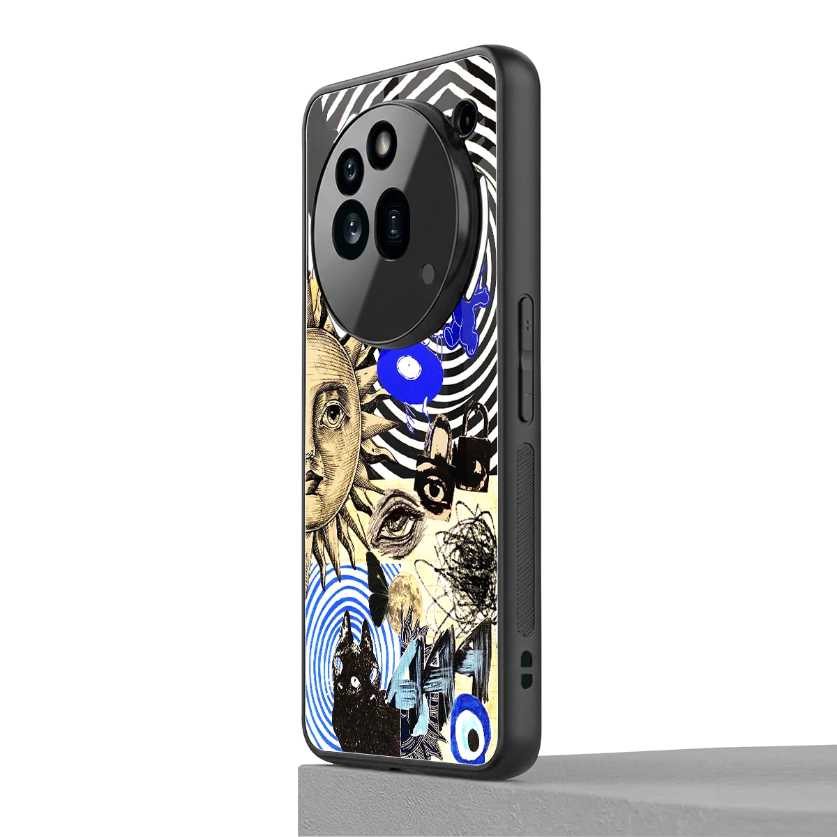 Psychedelic Vibes nothing phone 3a pro mobile cover | shockproof glass phone case