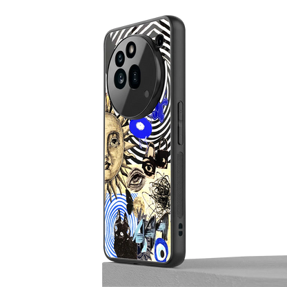 Psychedelic Vibes nothing phone 3a pro mobile cover | shockproof glass phone case
