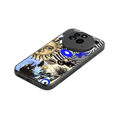 Psychedelic Vibes stylish phone case for nothing phone 3a pro | glossy glass and slim fit