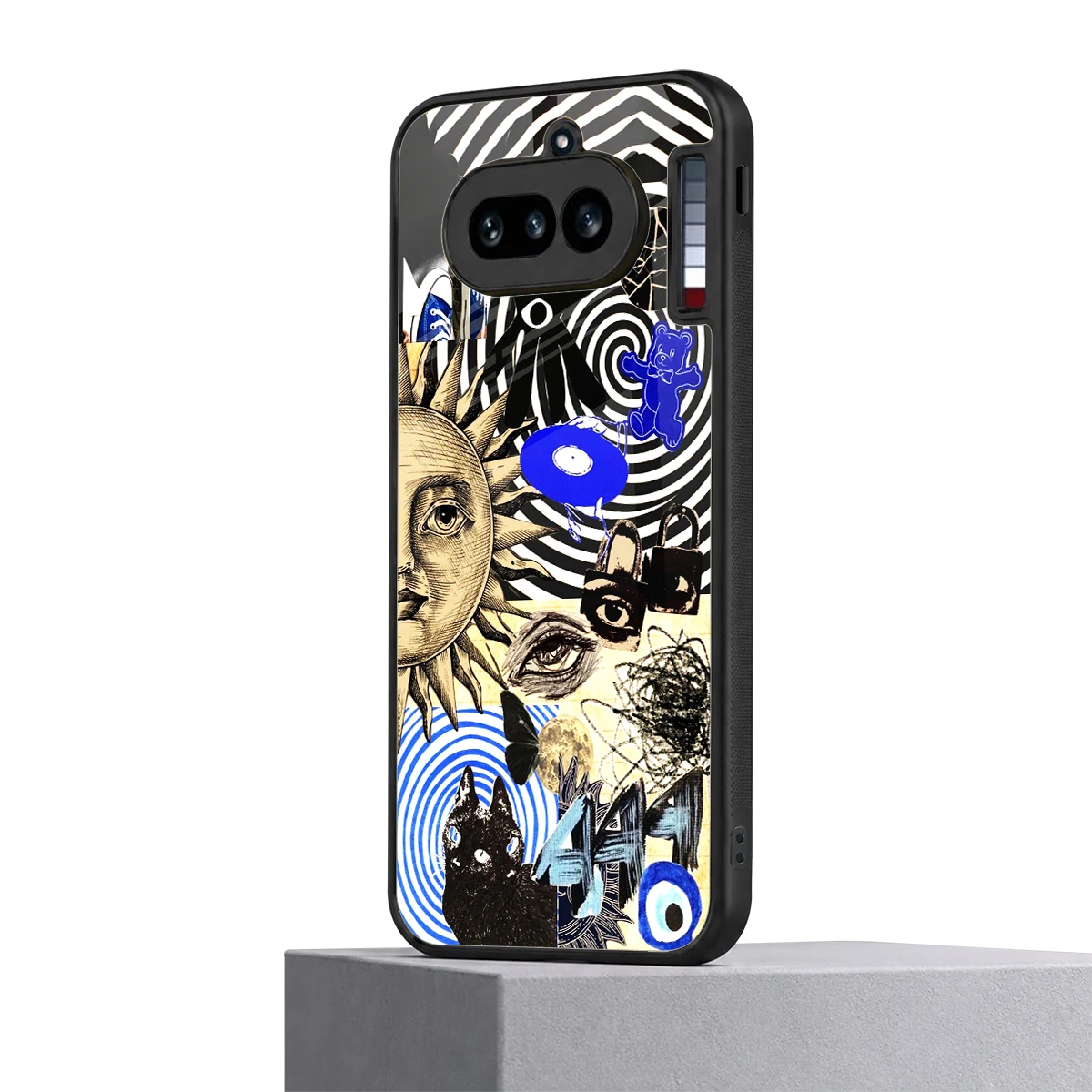 Psychedelic Vibes nothing phone 4a mobile cover | shockproof glass phone case