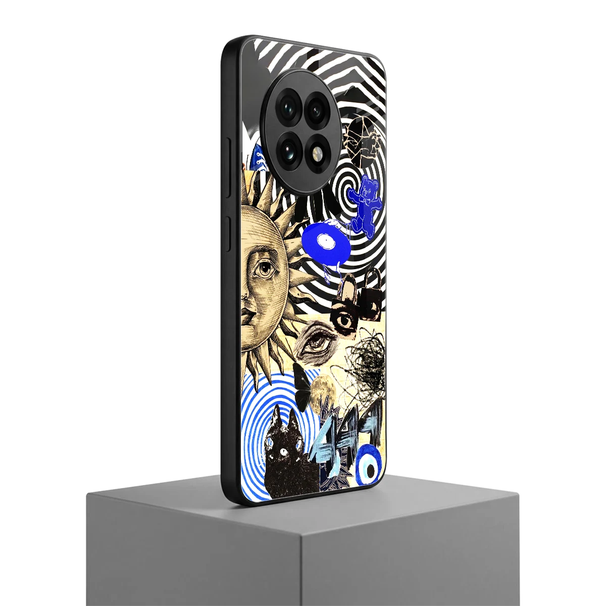 Psychedelic Vibes oneplus 13r mobile cover | shockproof glass phone case