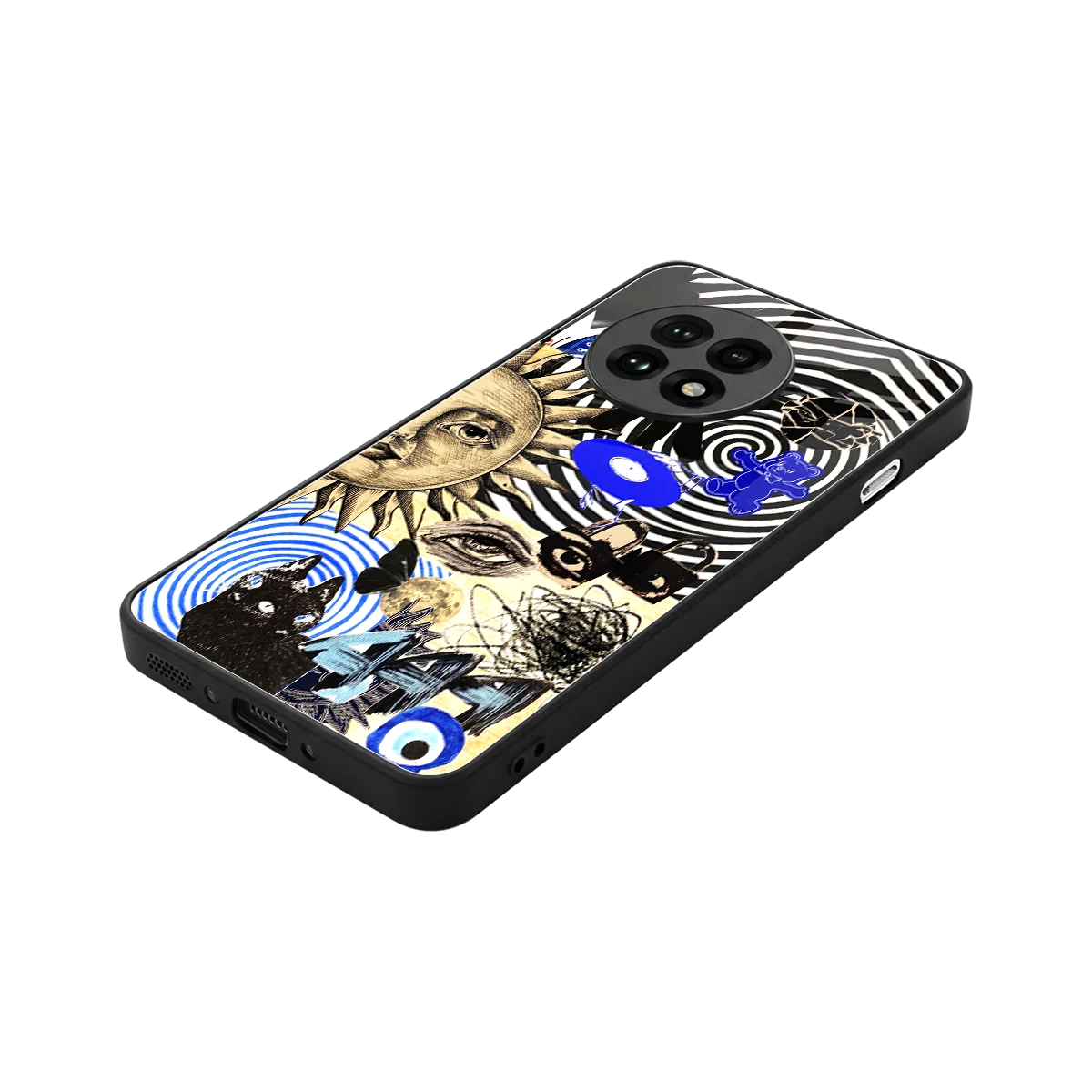 Psychedelic Vibes stylish phone case for oneplus 13r | glossy glass and slim fit