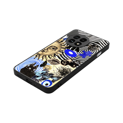 Psychedelic Vibes stylish phone case for oneplus 13r | glossy glass and slim fit