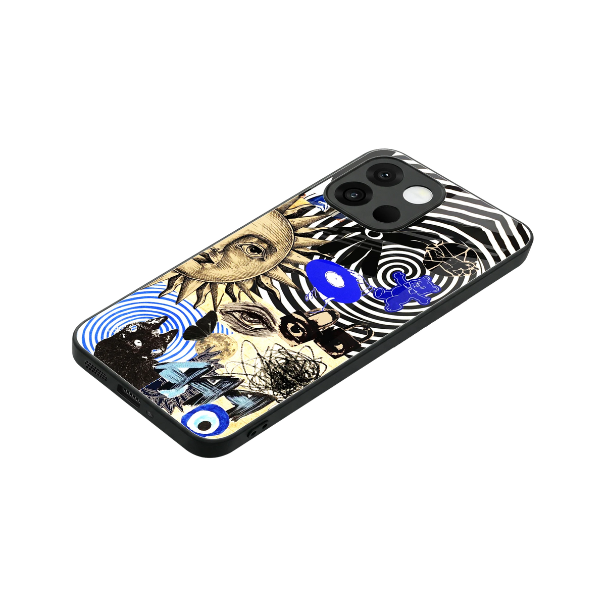 Psychedelic Vibes stylish phone case for oneplus 13s | glossy glass and slim fit