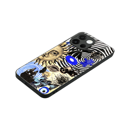 Psychedelic Vibes stylish phone case for oneplus 13s | glossy glass and slim fit