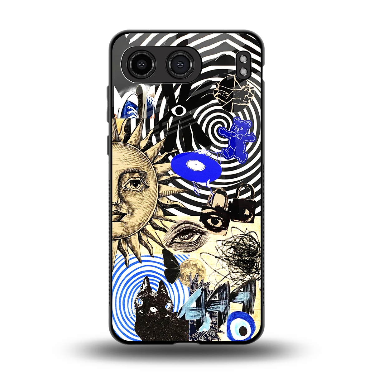 Psychedelic Vibes back phone cover | glass case for oneplus nord 4