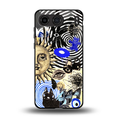 Psychedelic Vibes back phone cover | glass case for oneplus nord 4