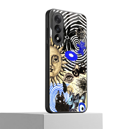 Psychedelic Vibes oneplus nord 5 mobile cover | shockproof glass phone case