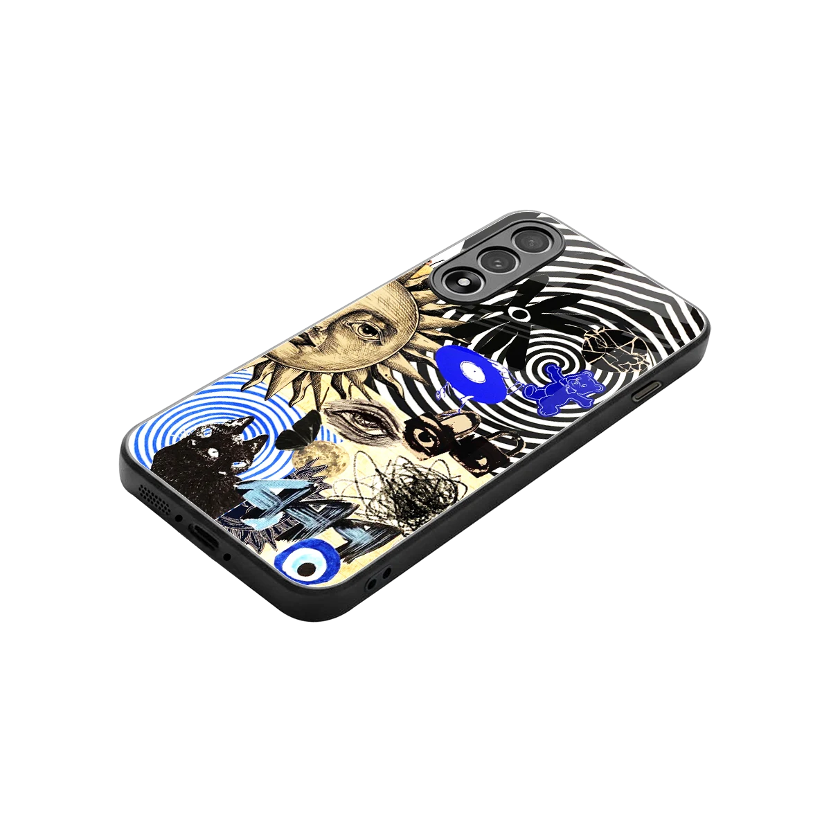 Psychedelic Vibes stylish phone case for oneplus nord 5 | glossy glass and slim fit