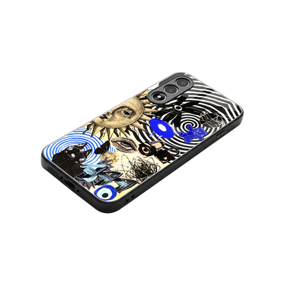Psychedelic Vibes stylish phone case for oneplus nord 5 | glossy glass and slim fit