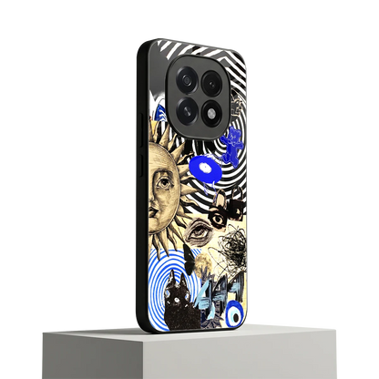 Psychedelic Vibes oppo f29 5g mobile cover | shockproof glass phone case