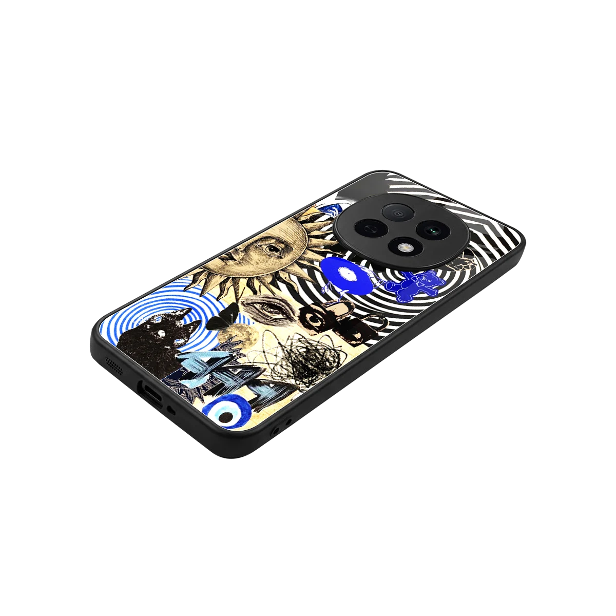 Psychedelic Vibes stylish phone case for oppo f29 pro 5g | glossy glass and slim fit