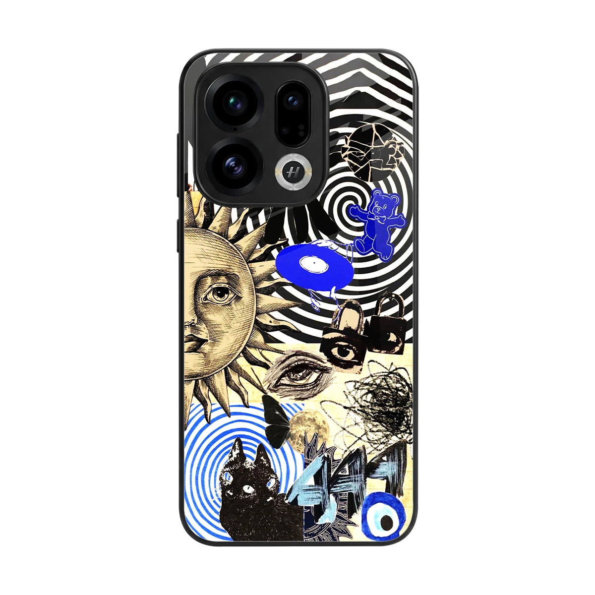 Psychedelic Vibes back phone cover | glass case for oppo find x9
