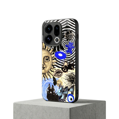 Psychedelic Vibes oppo find x9 mobile cover | shockproof glass phone case