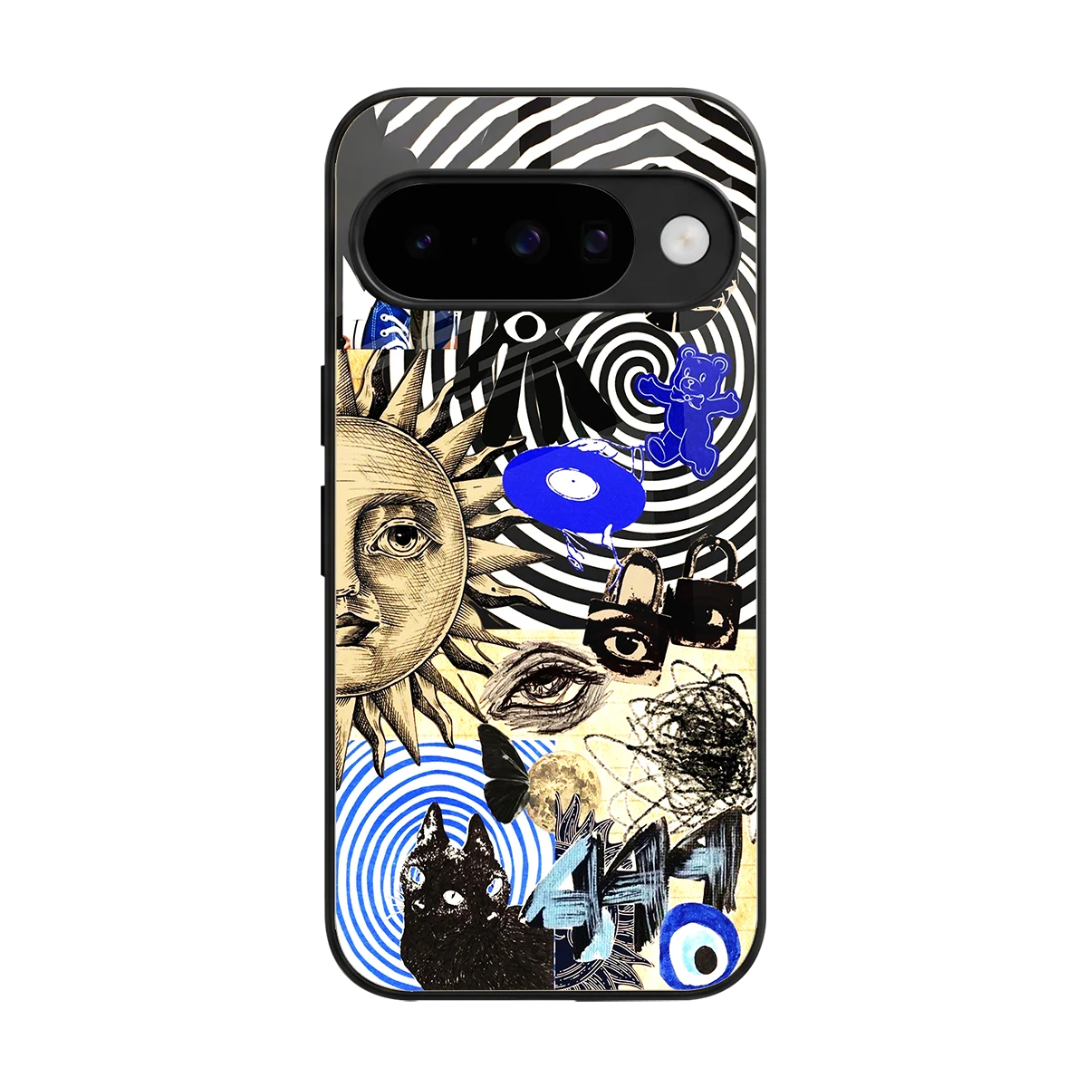 Psychedelic Vibes back phone cover | glass case for google pixel 10