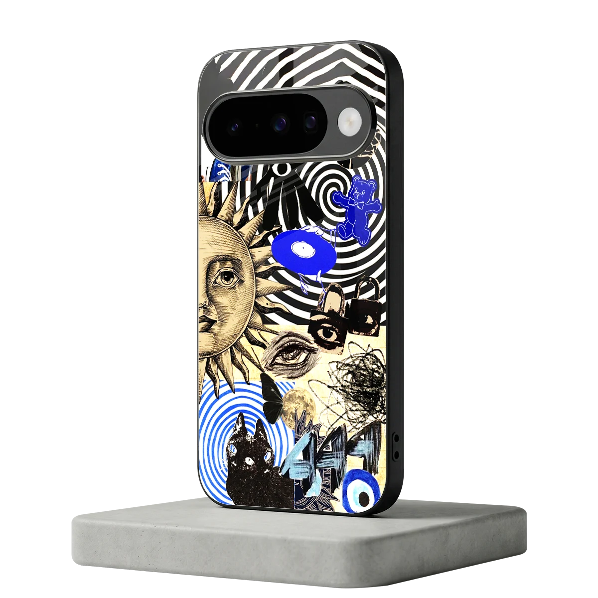 Psychedelic Vibes google pixel 10 mobile cover | shockproof glass phone case