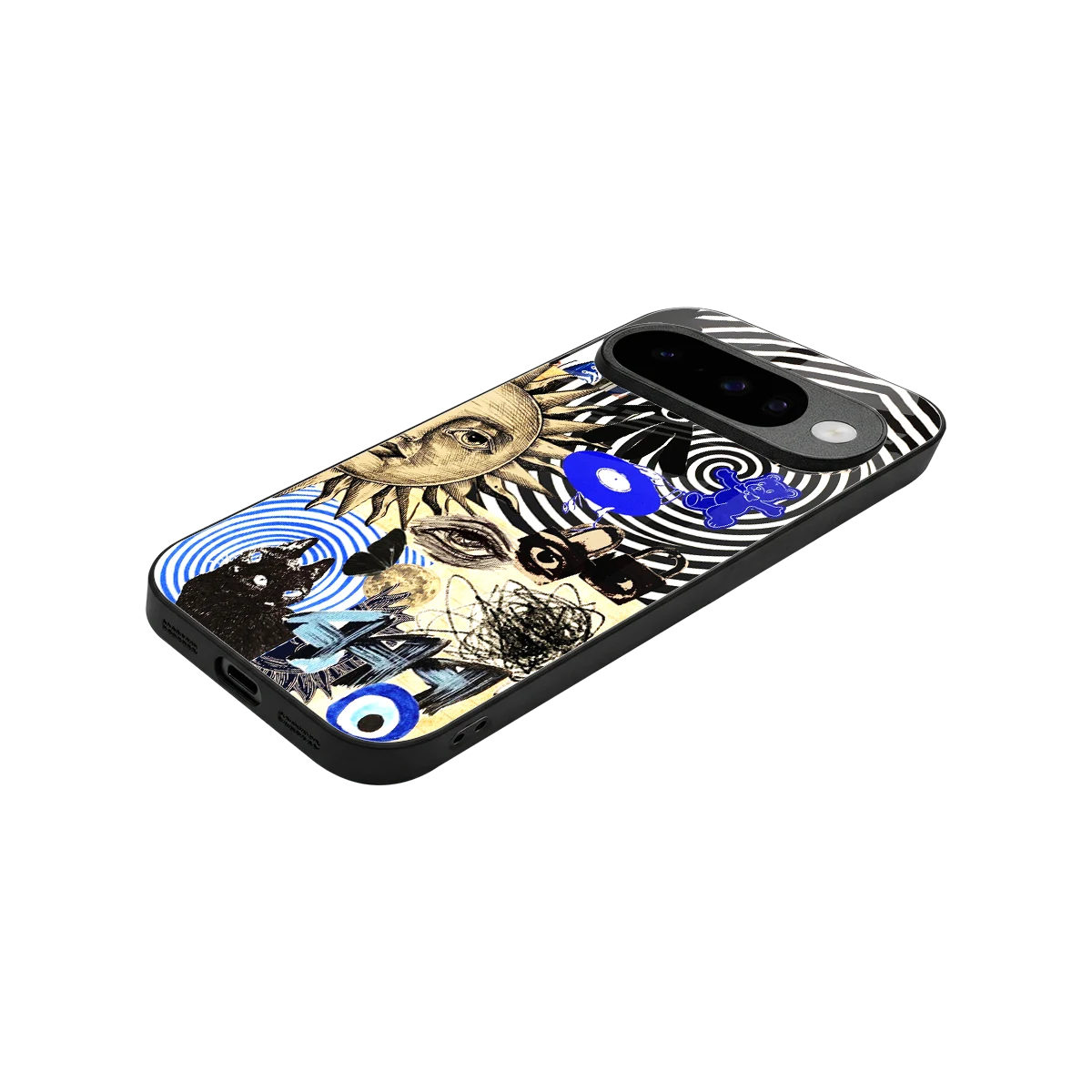 Psychedelic Vibes stylish phone case for google pixel 10 | glossy glass and slim fit