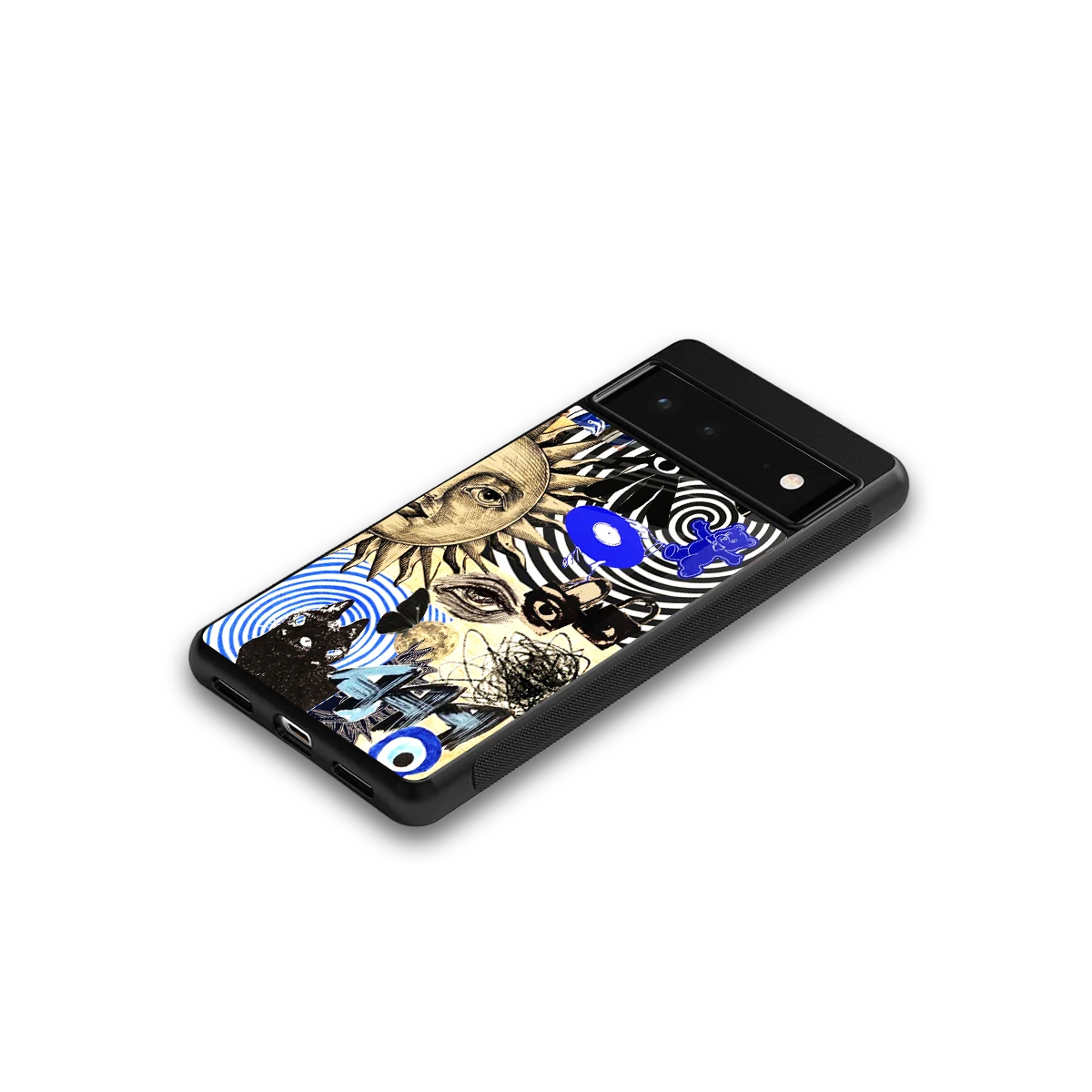 Psychedelic Vibes google pixel 6 mobile cover | shockproof glass phone case
