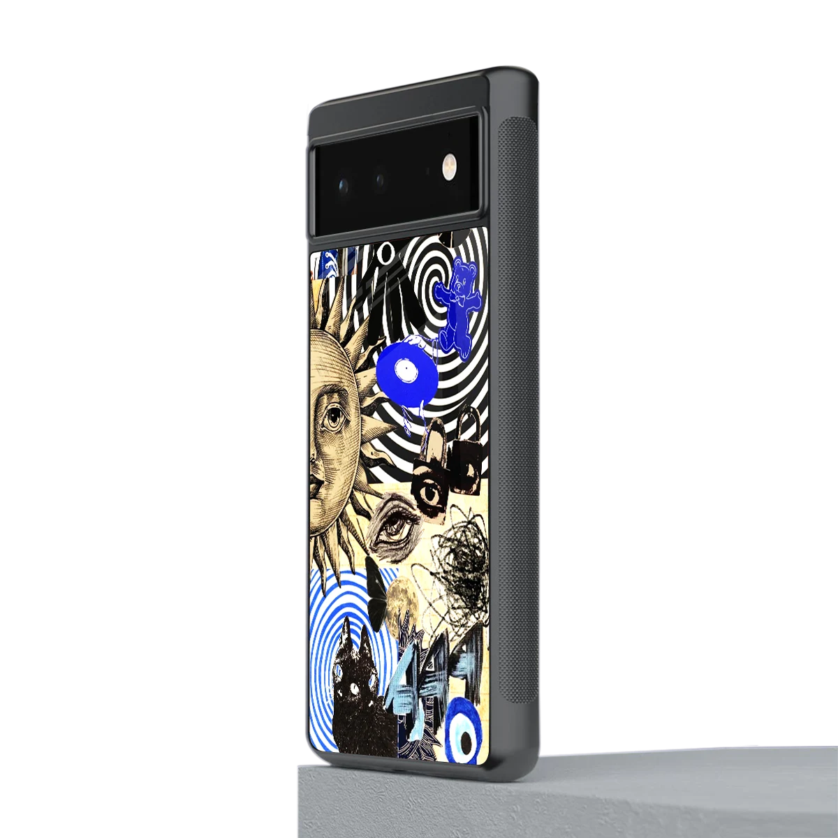 Psychedelic Vibes stylish phone case for google pixel 6 | glossy glass and slim fit