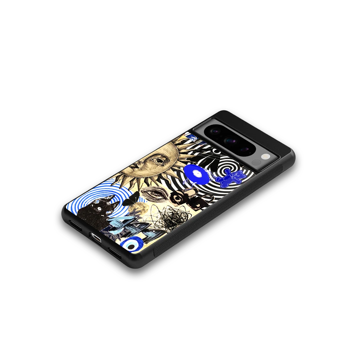 Psychedelic Vibes google pixel 8 pro mobile cover | shockproof glass phone case