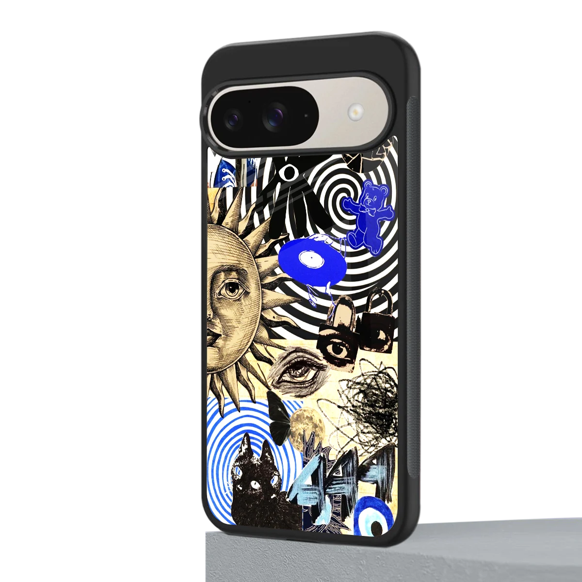 Psychedelic Vibes google pixel 9 mobile cover | shockproof glass phone case