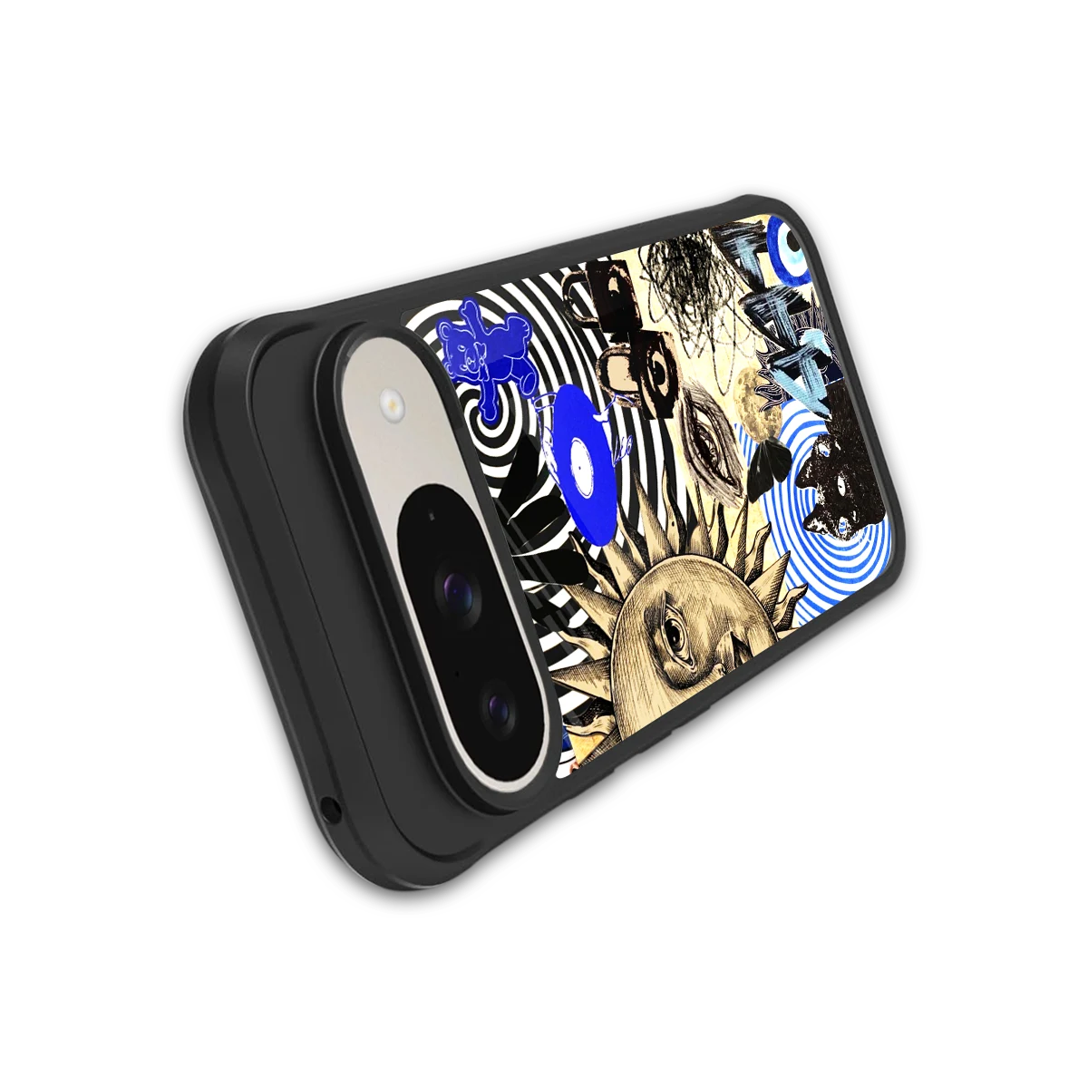 Psychedelic Vibes stylish phone case for google pixel 9 | glossy glass and slim fit