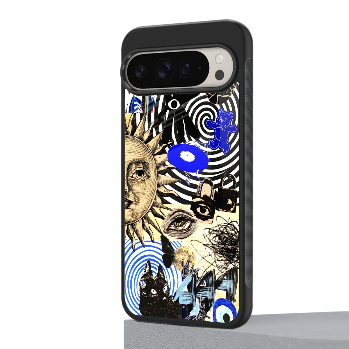 Psychedelic Vibes google pixel 9 pro mobile cover | shockproof glass phone case
