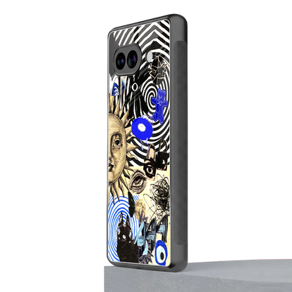 Psychedelic Vibes google pixel 10a mobile cover | shockproof glass phone case
