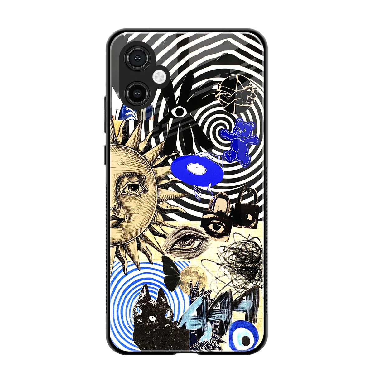 Psychedelic Vibes back phone cover | glass case for samsung galaxy a06 5g