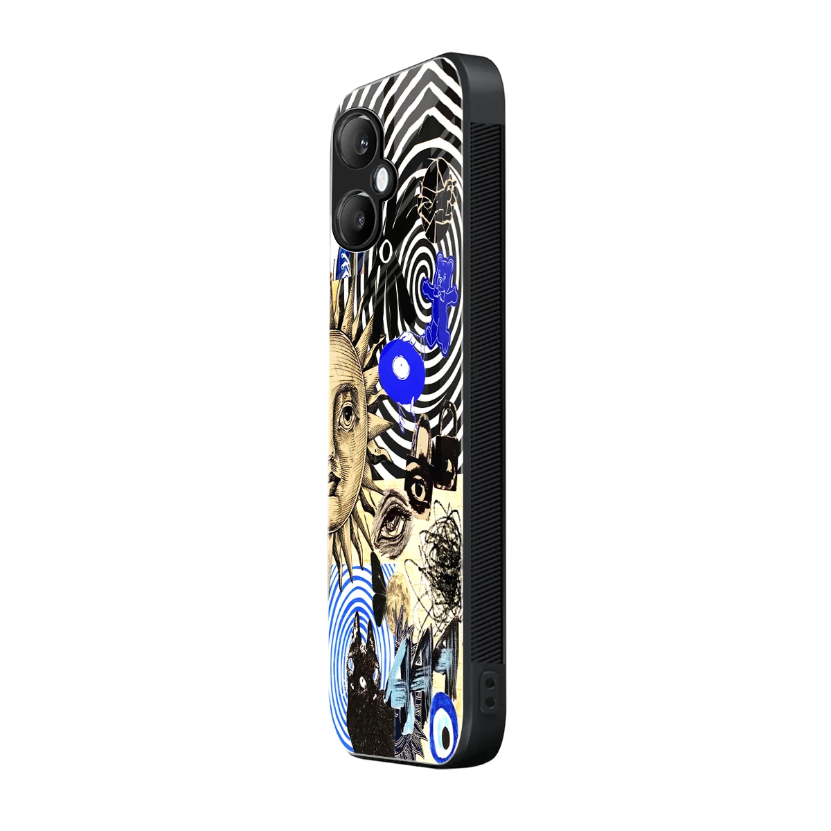 Psychedelic Vibes samsung galaxy a06 5g mobile cover | shockproof glass phone case