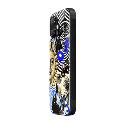 Psychedelic Vibes samsung galaxy a06 5g mobile cover | shockproof glass phone case