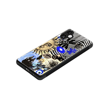 Psychedelic Vibes stylish phone case for samsung galaxy a06 5g | glossy glass and slim fit