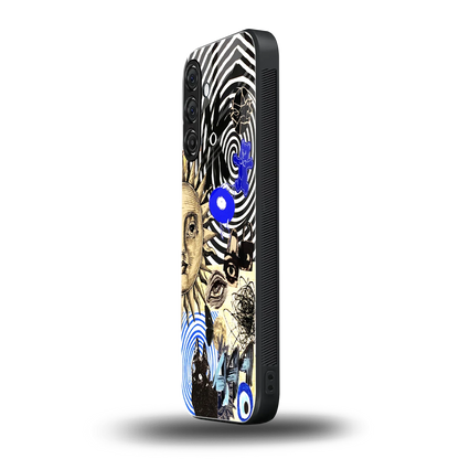 Psychedelic Vibes samsung galaxy a16 5g mobile cover | shockproof glass phone case