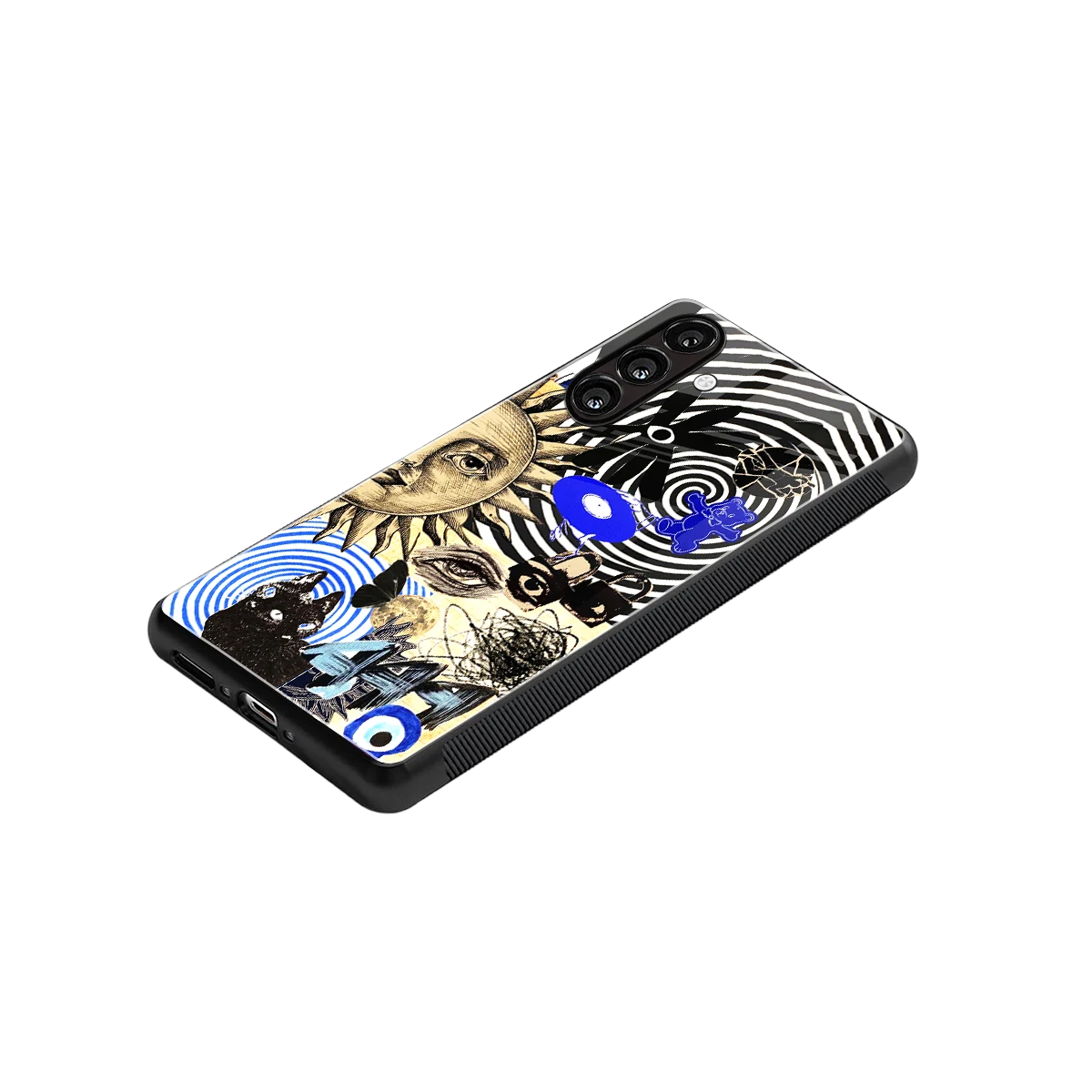 Psychedelic Vibes stylish phone case for samsung galaxy a36 5g | glossy glass and slim fit