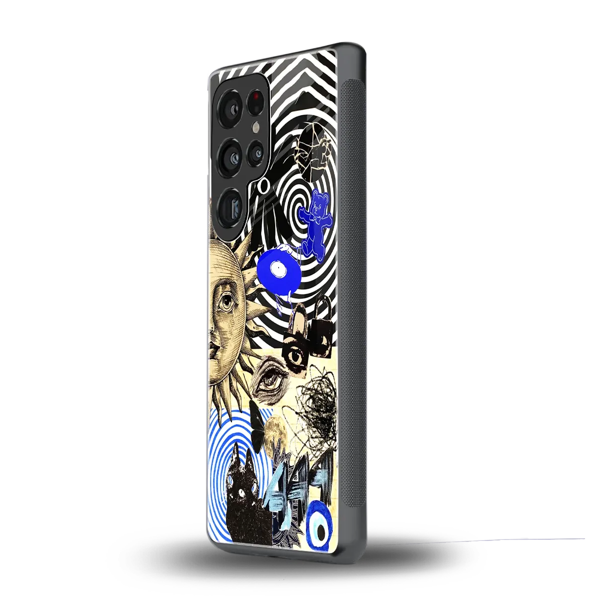 Psychedelic Vibes samsung galaxy s25 ultra mobile cover | shockproof glass phone case