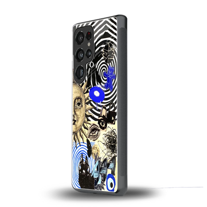 Psychedelic Vibes samsung galaxy s26 ultra mobile cover | shockproof glass phone case