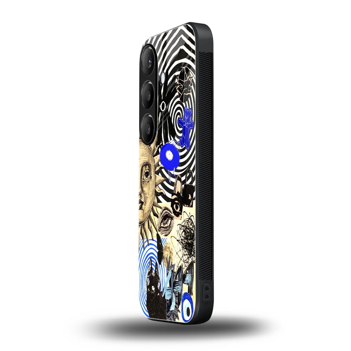 Psychedelic Vibes samsung galaxy s24 mobile cover | shockproof glass phone case