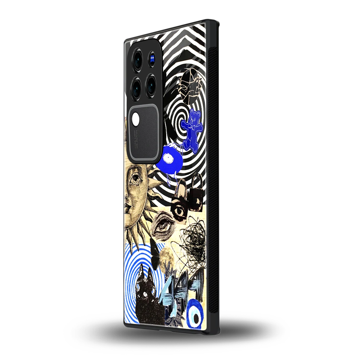 Psychedelic Vibesvivo v30 pro mobile cover | shockproof glass phone case
