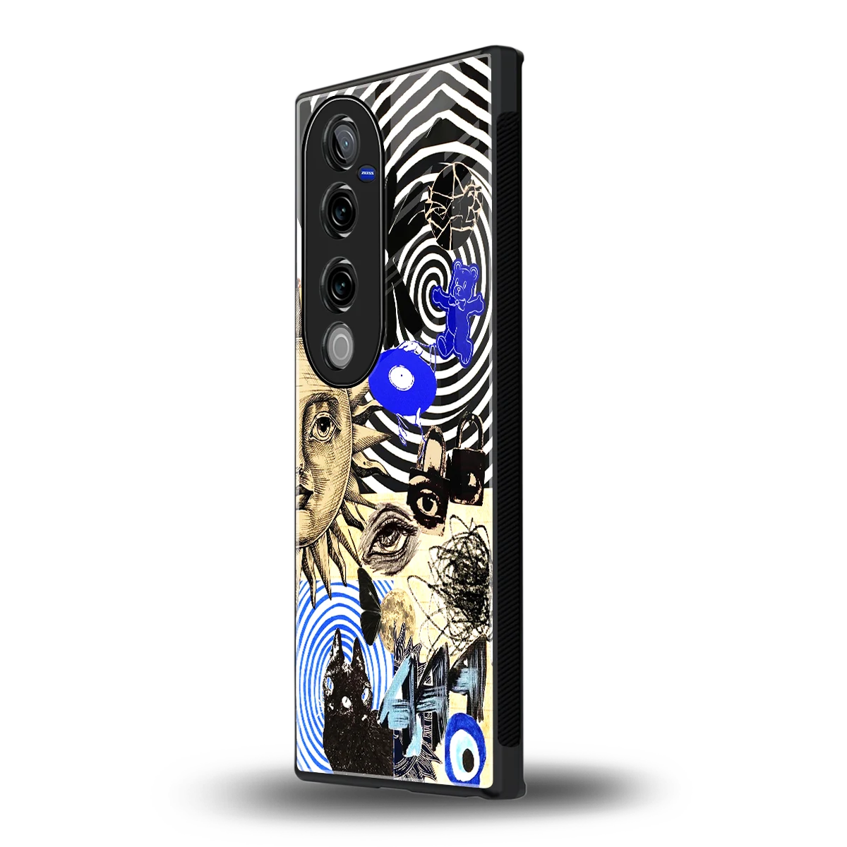Psychedelic Vibes vivo v40 pro mobile cover | shockproof glass phone case