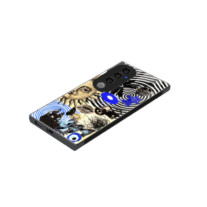 Psychedelic Vibes stylish phone case for vivo v40 pro | glossy glass and slim fit