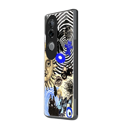 Psychedelic Vibes vivo v40e mobile cover | shockproof glass phone case